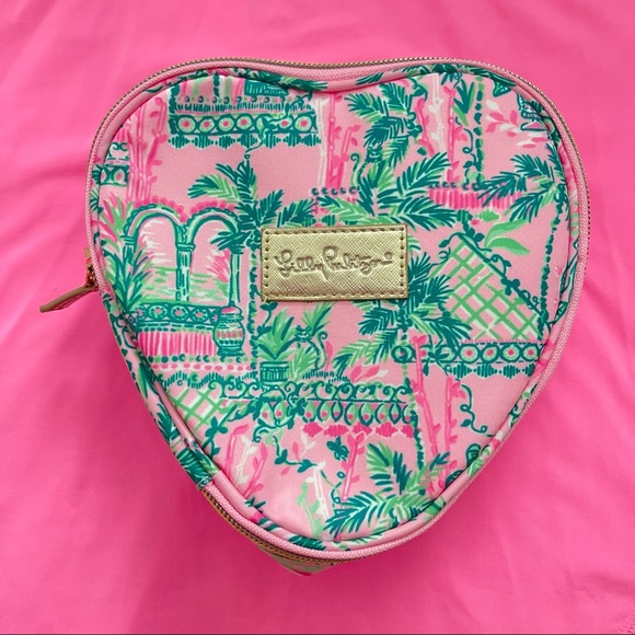 NEW Lilly Pulitzer Heart Case/ Pochette Coeur MANDEVILLA BABY - Picture 3 of 7